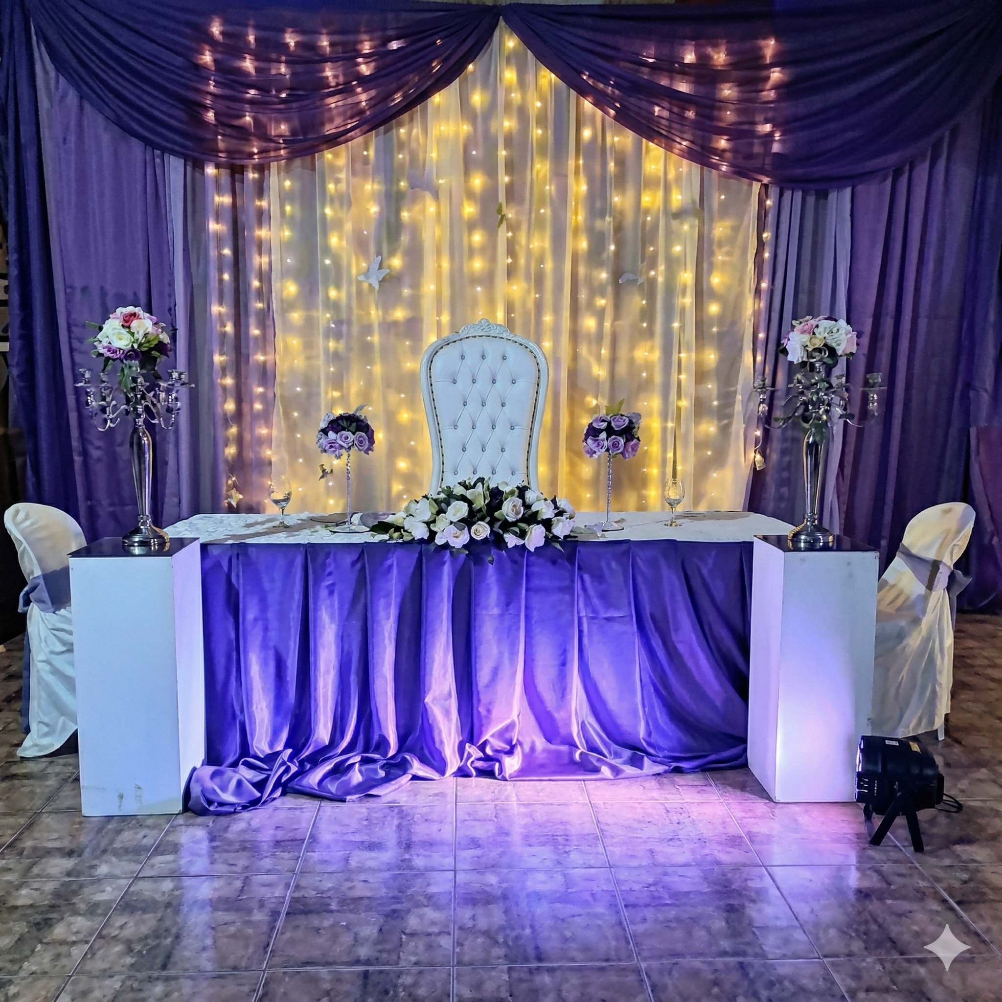 Arco de globos para entrada de salón